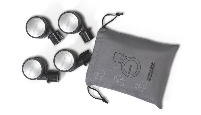 Inclusief opbergtas voor de wielen