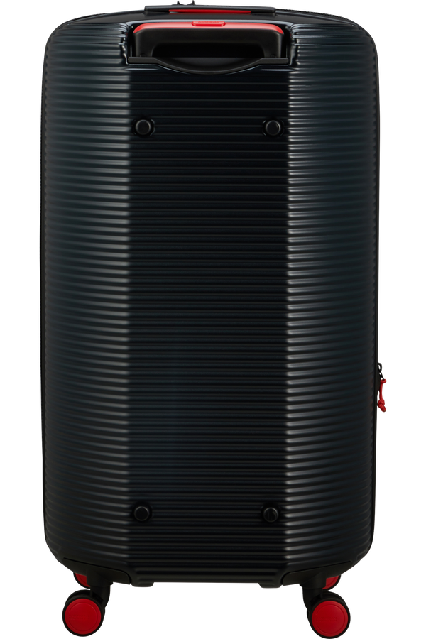 American Tourister Rollio Spinner 75cm  Noir/Rouge American Tourister Rollio Spinner 75cm  Noir/Rouge