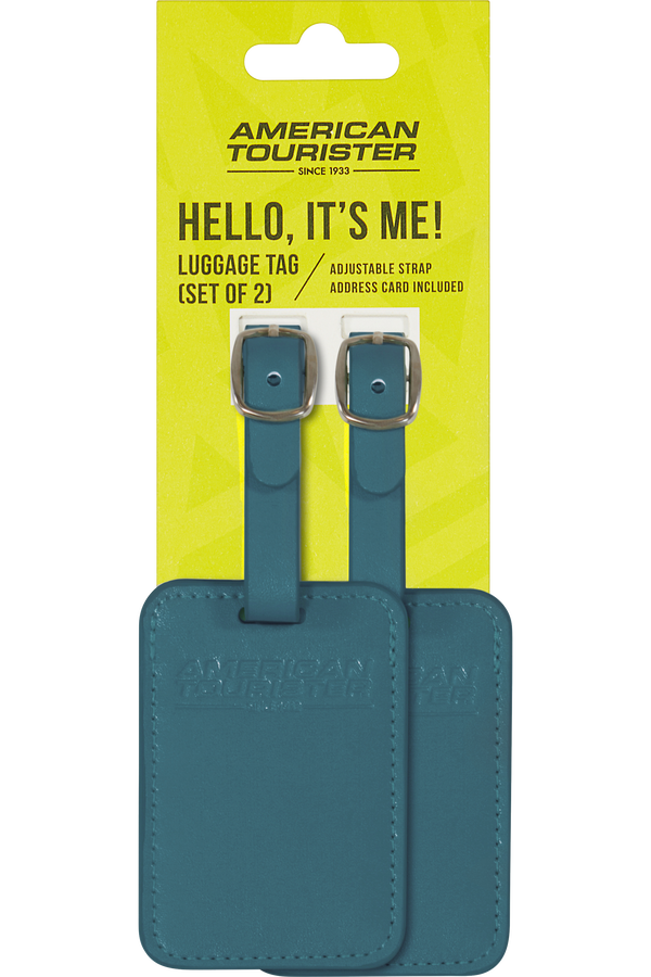 Luggage Tags &Eacute;tiquette &agrave; bagages &ndash; Lot de 2 pi&egrave;ces