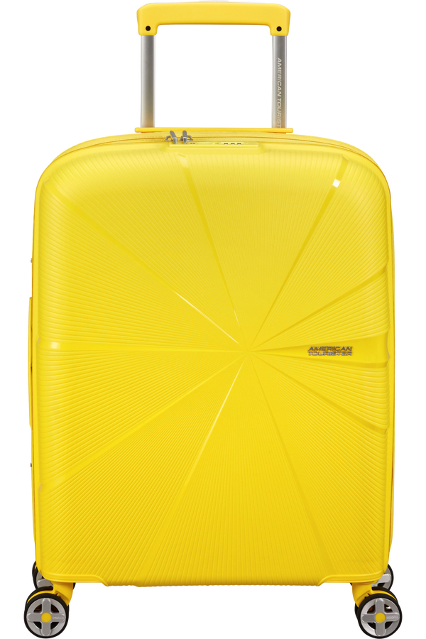 American Tourister StarVibe Spinner Expandable TSA 55cm Electric Lemon