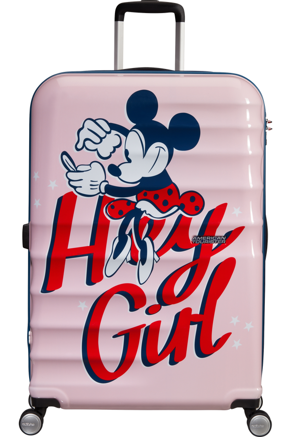 American Tourister Wavebreaker Disney Spinner Disney 77cm  Minnie Darling Pink