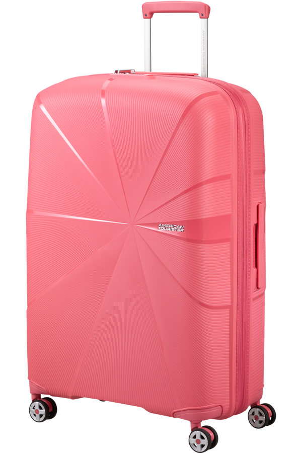American Tourister StarVibe Spinner Expandable 77cm Sun Kissed Coral