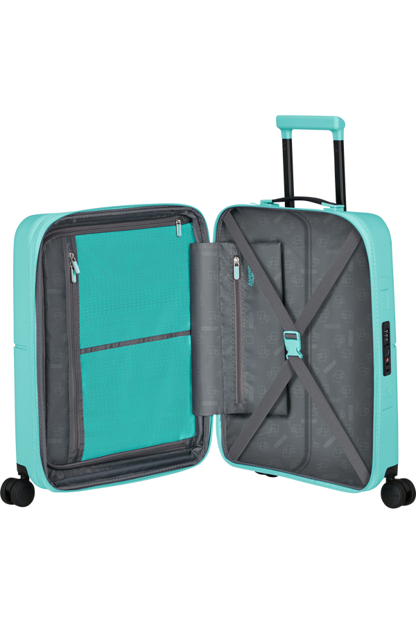 American Tourister DashPop Spinner Expandable TSA 55cm Aqua Sky American Tourister DashPop Spinner Expandable TSA 55cm Aqua Sky