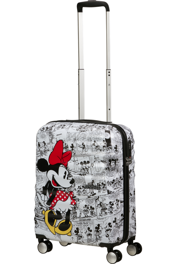 American Tourister Disney Wavebreaker Spinner TSA Disney Fl 55cm  Minnie Comics White