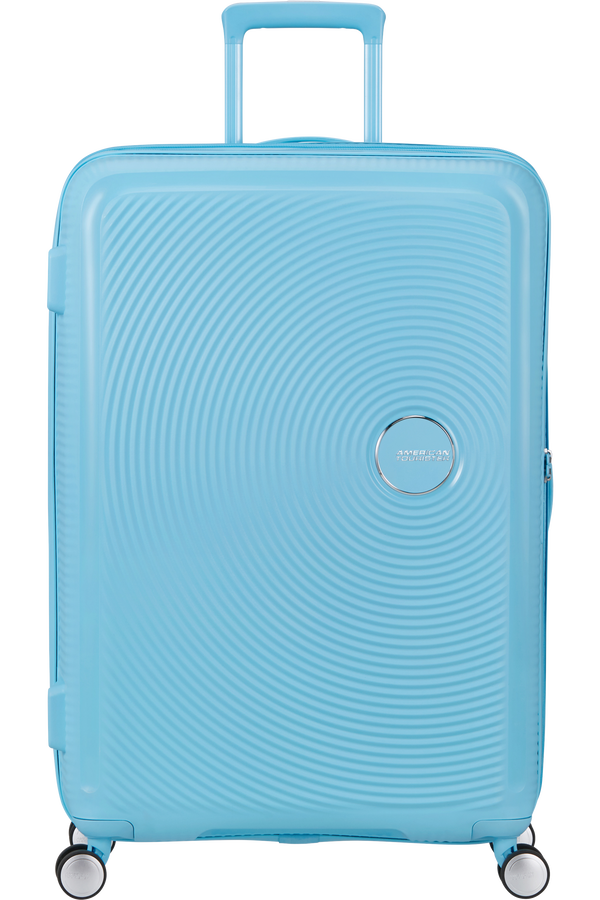 American Tourister SoundBox Spinner TSA Expandable 77cm  Blueberry Fizz