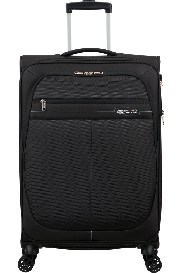 American Tourister Deep Dive Spinner Expandable TSA M  Noir/Gris