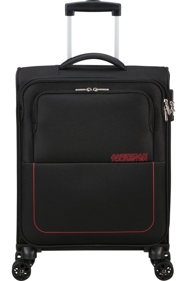 American Tourister Air Wave Spinner TSA S  Black/Red