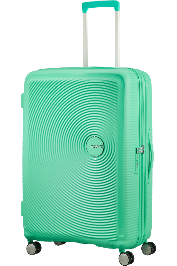 American Tourister Soundbox Spinner 77  Deep Mint American Tourister Soundbox Spinner 77  Deep Mint