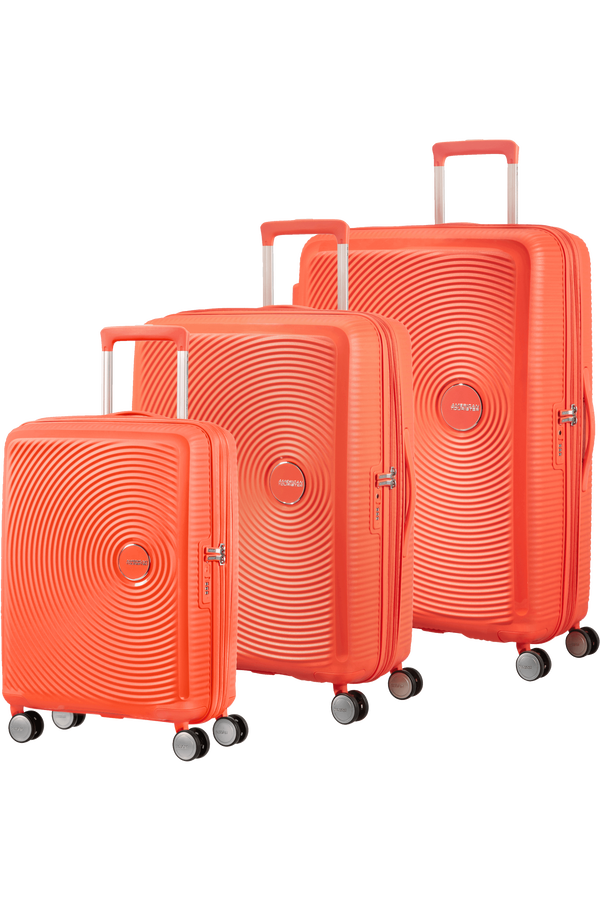American Tourister Soundbox 3 PC Set A  Spicy Peach