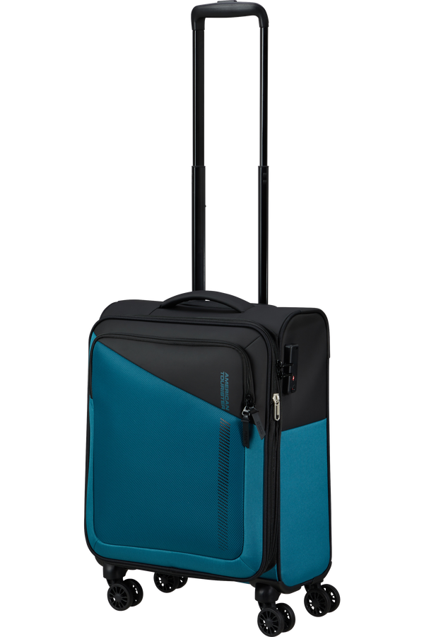 American Tourister Daring Dash Spinner Expandable TSA S  Noir/Bleu
