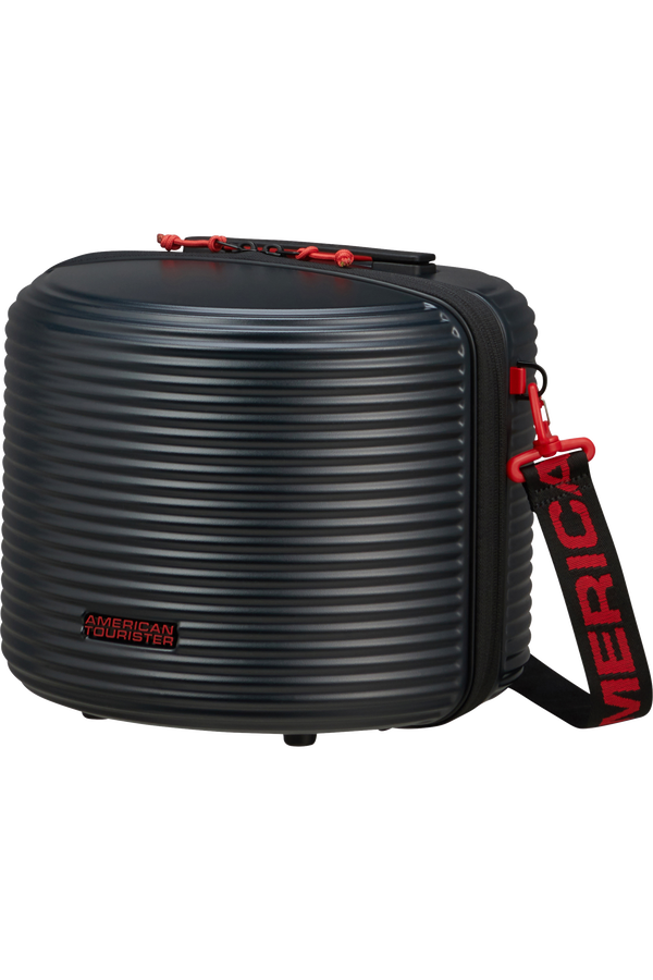 American Tourister Rollio Beauty Case  Black/Red