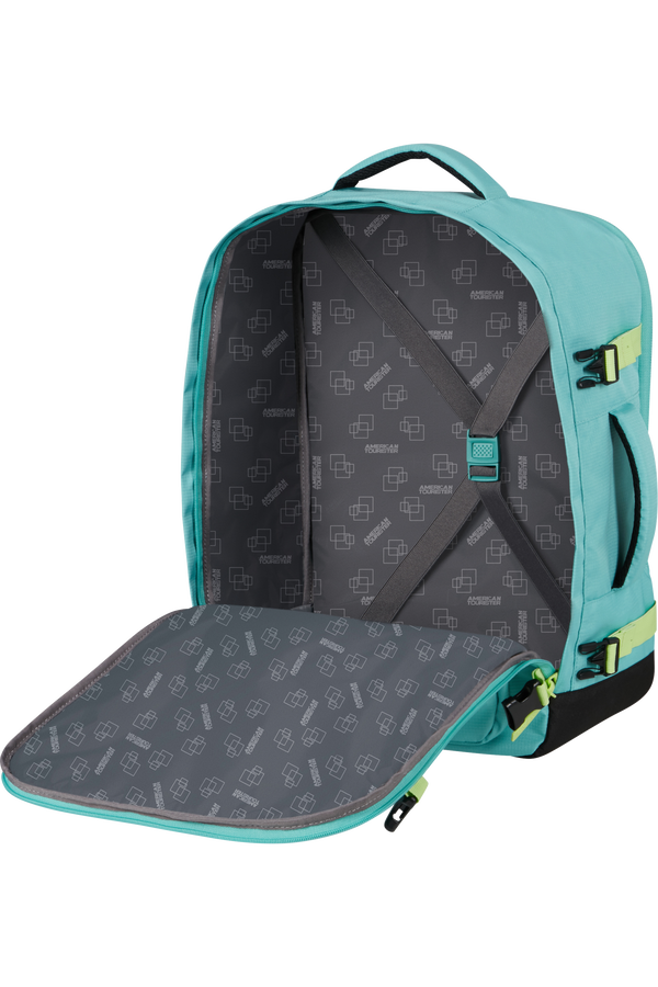 American Tourister Take2cabin Casual Backpack M  Dusty Turquoise/Lime American Tourister Take2cabin Casual Backpack M  Dusty Turquoise/Lime