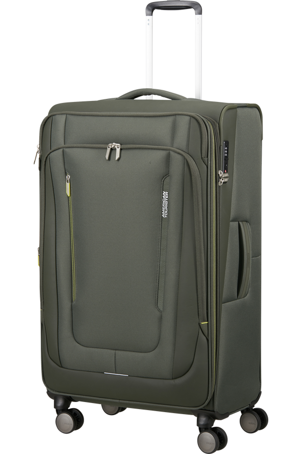 American Tourister Wanderlite Spinner EXP TSA L  Dark Khaki