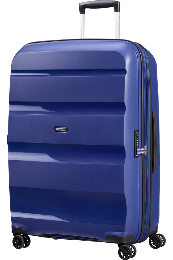 American Tourister Bon Air Dlx Spinner TSA Expandable 75cm  Bleu marine fonc&eacute;
