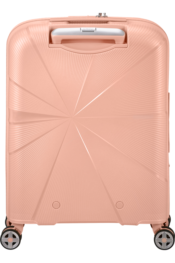 American Tourister StarVibe Spinner Expandable TSA 55cm  Metallic Peach