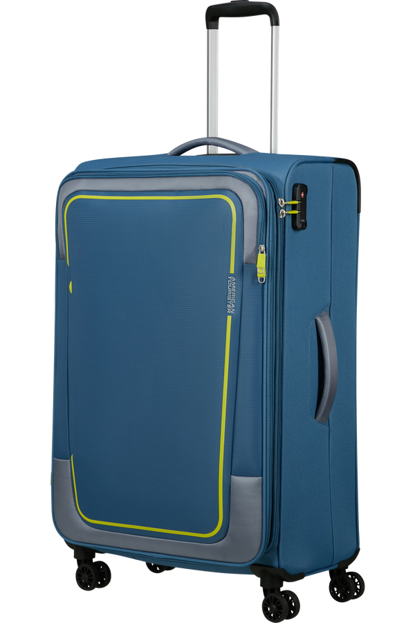 American Tourister Pulsonic Spinner Expandable 81 cm  Coronet Blue American Tourister Pulsonic Spinner Expandable 81 cm  Coronet Blue