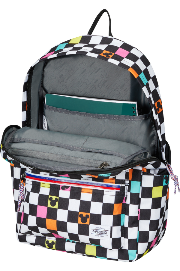 American Tourister Upbeat Disney Backpack Zip Disney  Mickey Check