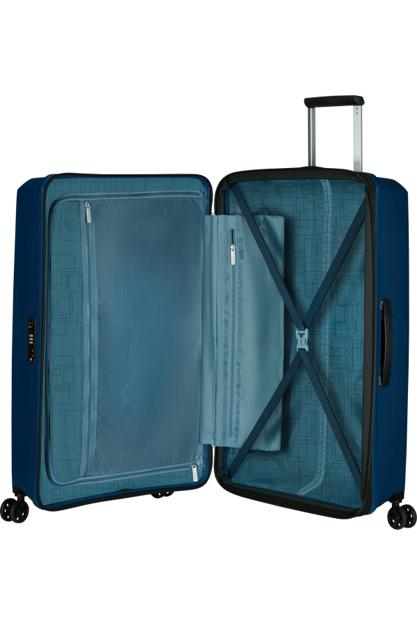 American Tourister Aerostep Spinner 77/28 Exp Tsa 77cm  Bleu marine American Tourister Aerostep Spinner 77/28 Exp Tsa 77cm  Bleu marine