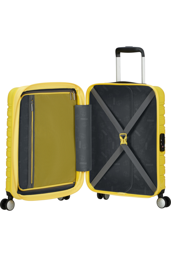 American Tourister Flashline Pop Spinner Exp TSA 55cm  Jaune citron