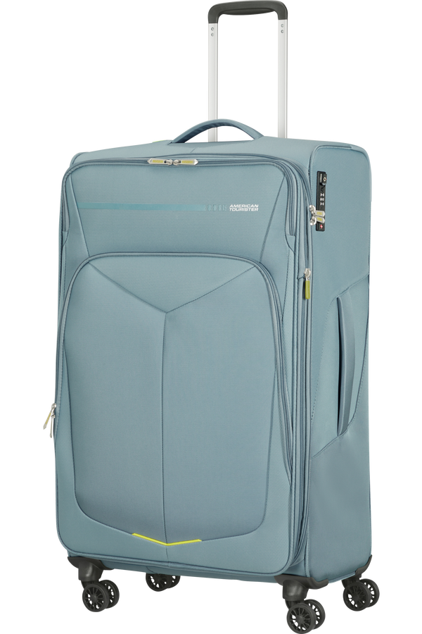 American Tourister Summerfunk Spinner Exp TSA 79cm  Gris Métallique American Tourister Summerfunk Spinner Exp TSA 79cm  Gris Métallique