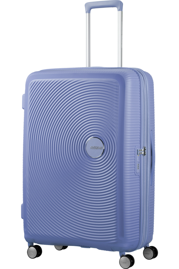 American Tourister Soundbox Spinner 77  Denim Blue American Tourister Soundbox Spinner 77  Denim Blue