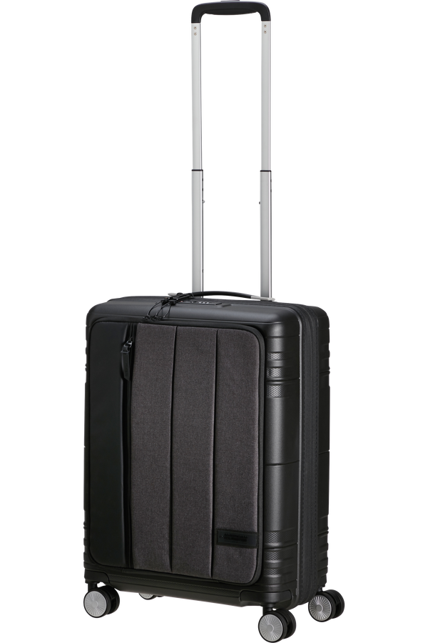American Tourister Hello Cabin Spinner Expandable 55cm  Grey Melange