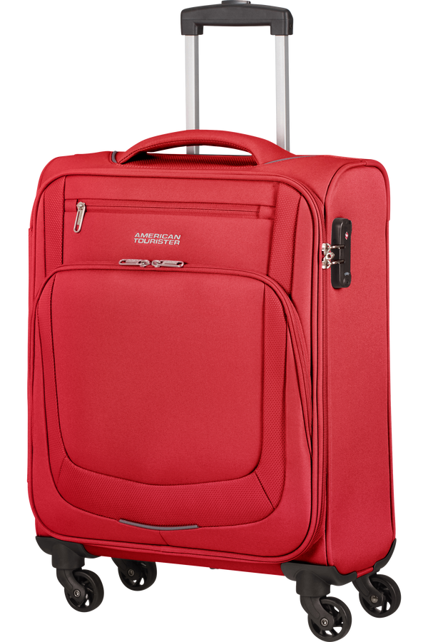 American Tourister Summer Session Spinner TSA 55cm Red/Grey