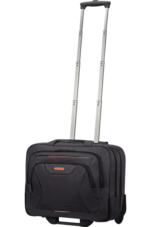 American Tourister At Work Rolling Tote  15.6inch Black/Orange American Tourister At Work Rolling Tote  15.6inch Black/Orange