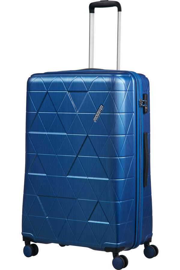 American Tourister Triangolo Spinner TSA 76cm  Bleu marine foncé