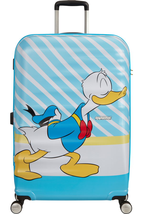 American Tourister Wavebreaker Disney Spinner 77cm  Donald Blue Kiss