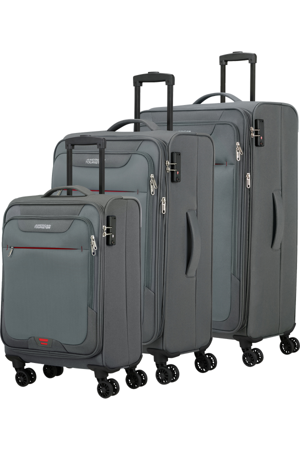 American Tourister Street Roll 3 Pc Set B  Gris
