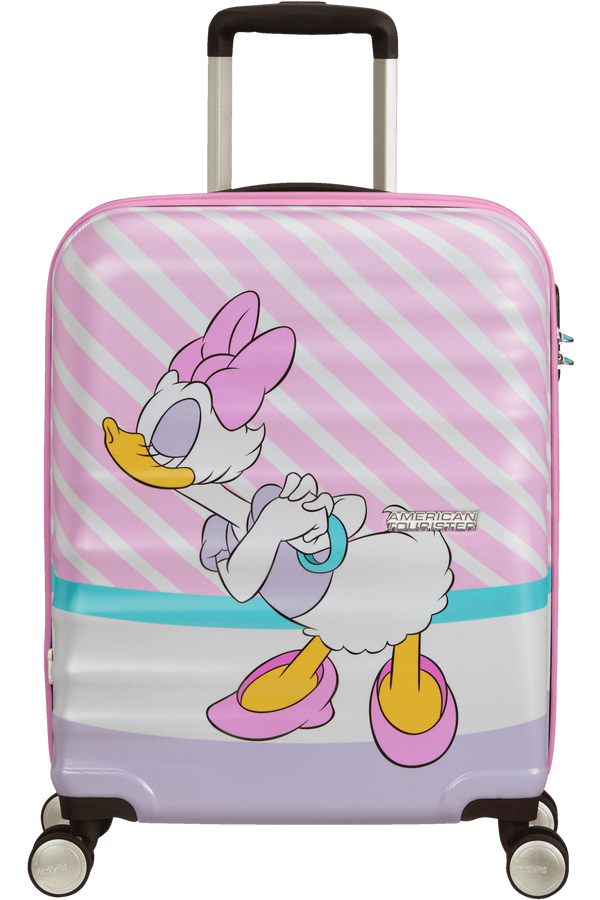 American Tourister Wavebreaker Disney Spinner 55cm  Daisy Pink Kiss