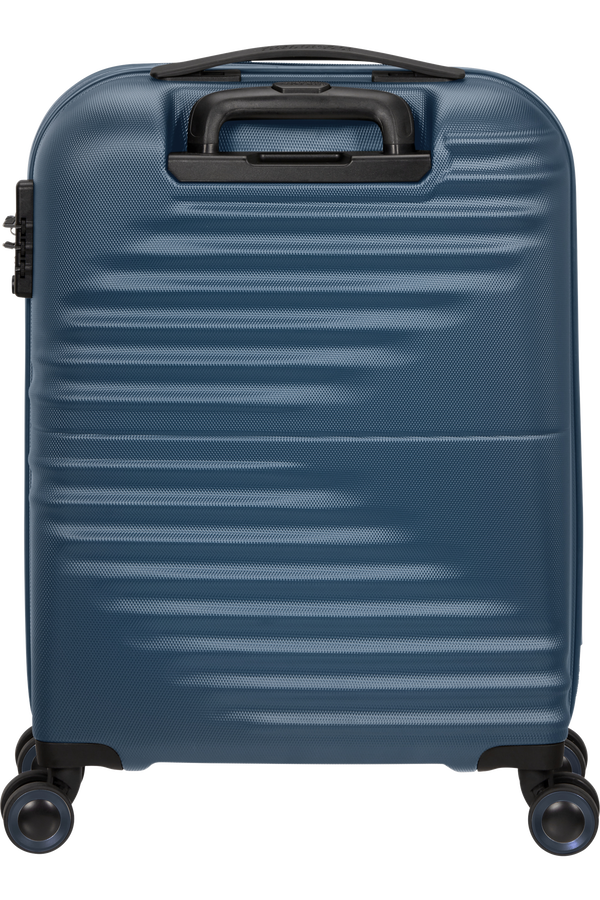 American Tourister Wavetwister Spinner TSA 55cm  Bleu marine foncé
