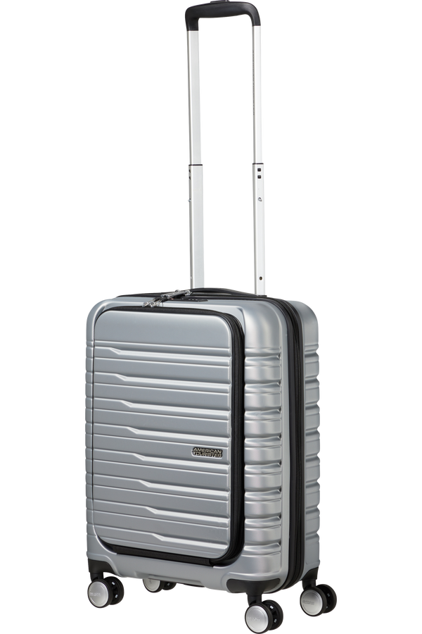 American Tourister Flashline SPIN. 55/20 FRONTLOADER  Sky Silver American Tourister Flashline SPIN. 55/20 FRONTLOADER  Sky Silver