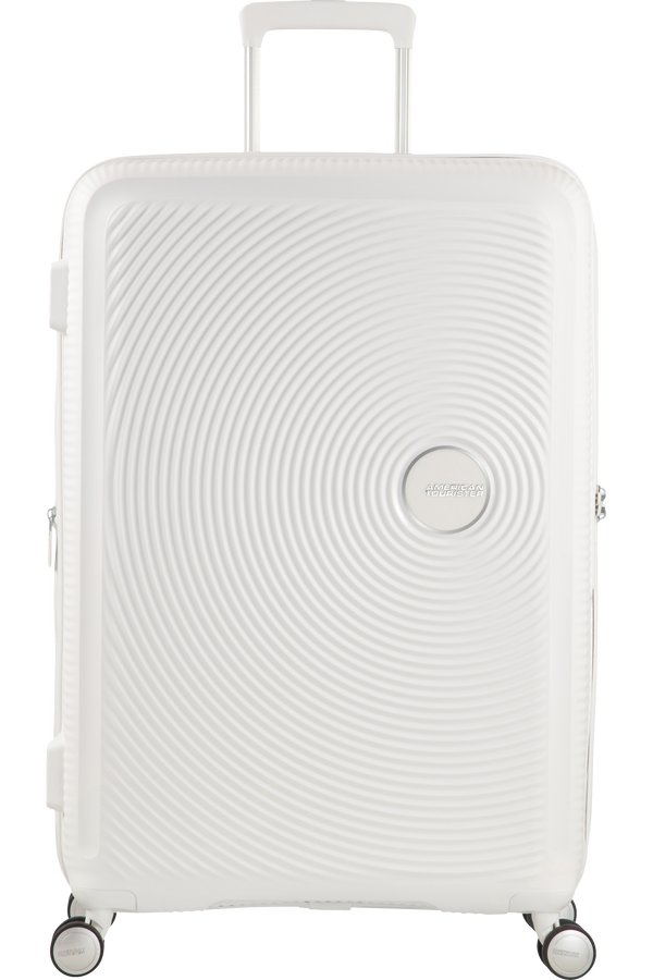 American Tourister Soundbox Spinner uitbreidbaar 67cm Pure White