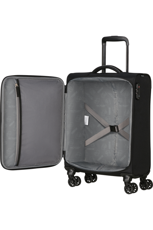 American Tourister Take2cabin Spinner Tsa 55cm  Zwart