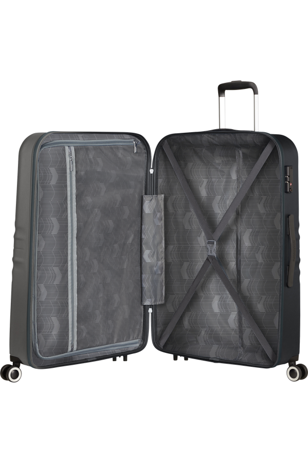 American Tourister Wavetwister Spinner TSA 77cm  Universe Black