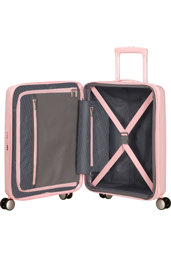 American Tourister SoundBox Spinner TSA Expandable 55cm  Pastel Pink American Tourister SoundBox Spinner TSA Expandable 55cm  Pastel Pink