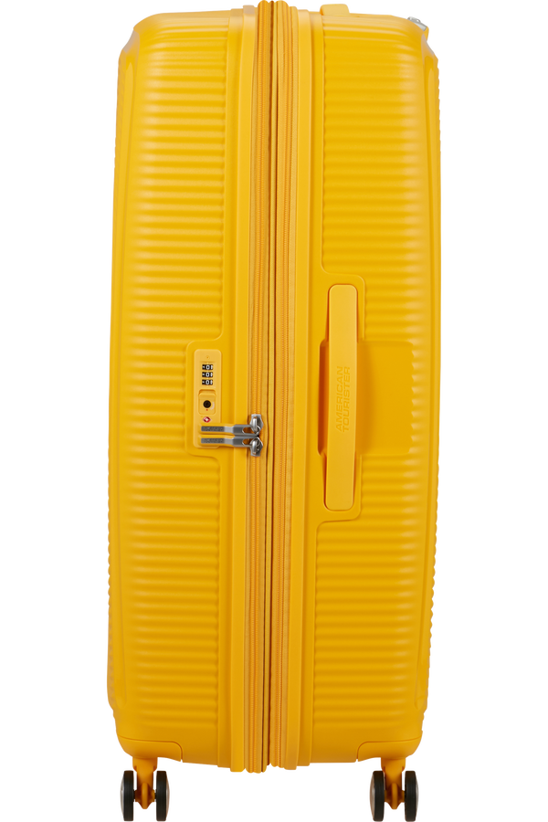 American Tourister SoundBox Spinner TSA Expandable 80cm  Jaune or