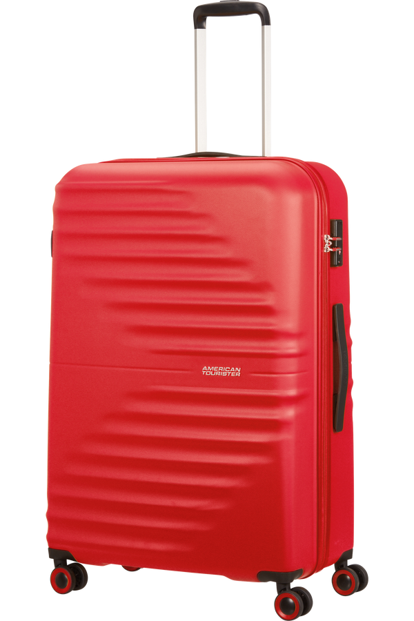 American Tourister Wavetwister Spinner TSA 77cm  Rouge vif