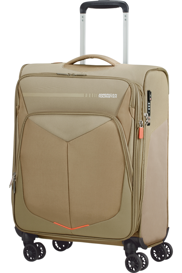 American Tourister Summerfunk Spinner Exp TSA 55cm  Beige American Tourister Summerfunk Spinner Exp TSA 55cm  Beige