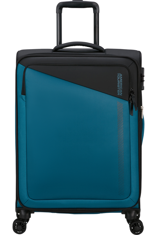 American Tourister Daring Dash Spinner Expandable TSA M  Noir/Bleu