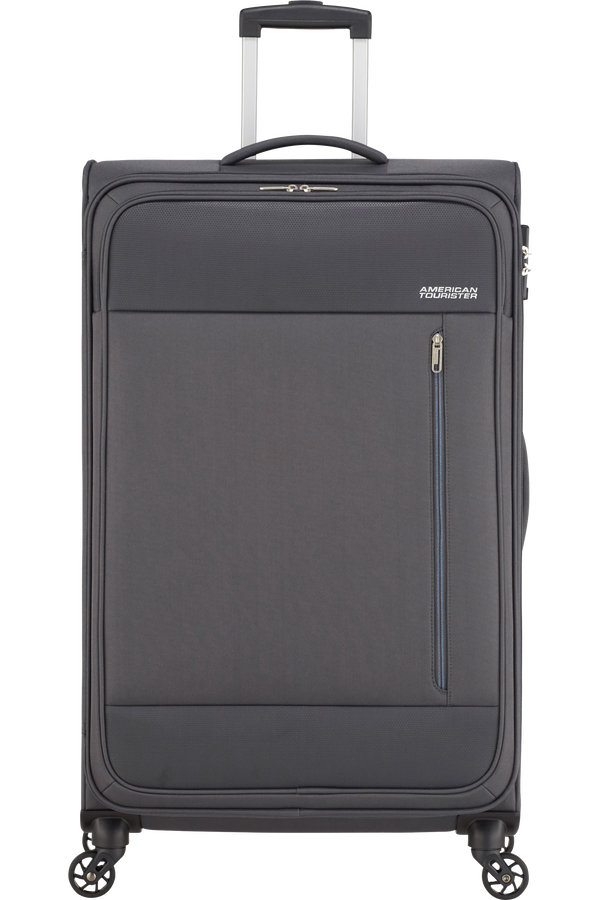 American Tourister Heat Wave Spinner TSA 80cm Charcoal Grey