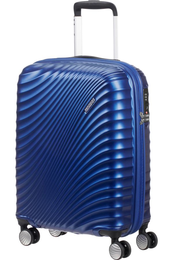 American Tourister Jetglam Spinner 55cm  Metallic Blue
