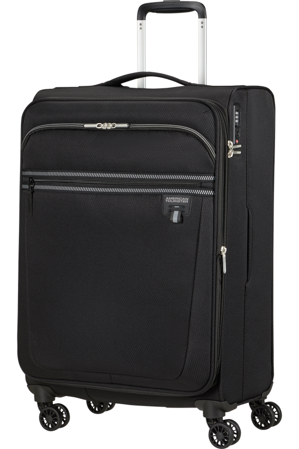 American Tourister Aerospin Spinner Expandable M  Zwart