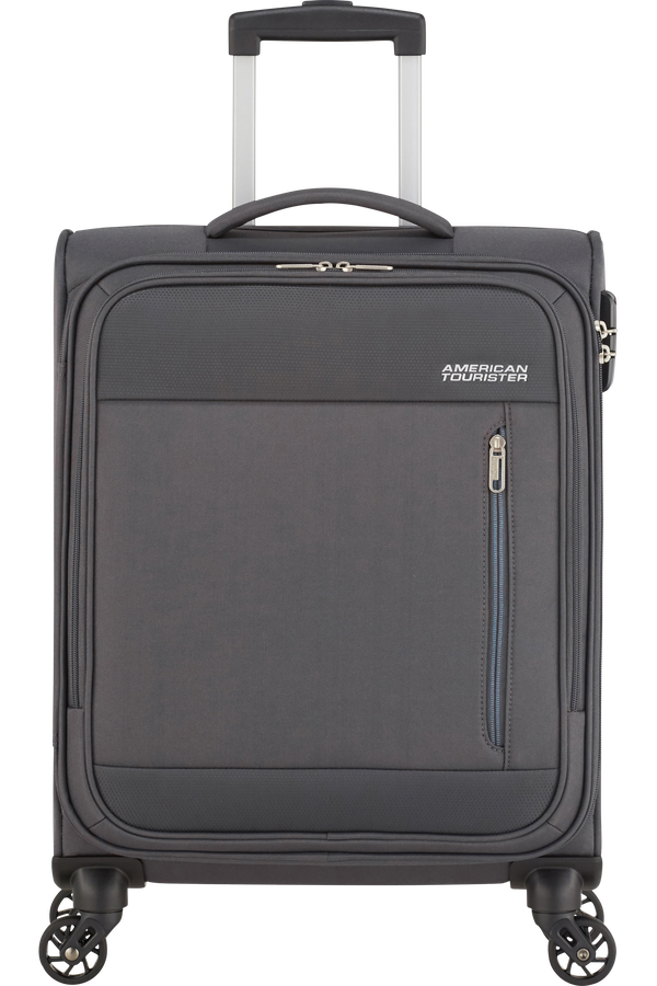American Tourister Heat Wave Spinner 55cm  Charcoal Grey