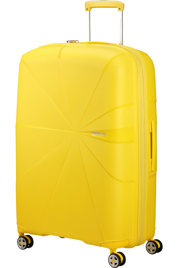 American Tourister StarVibe Spinner Expandable 77cm Electric Lemon American Tourister StarVibe Spinner Expandable 77cm Electric Lemon