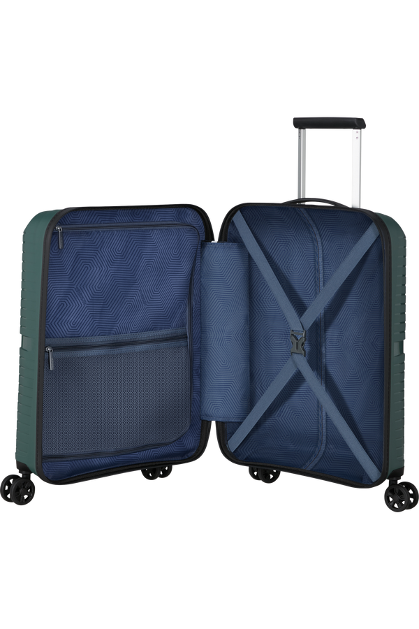 American Tourister Airconic Spinner Frontloader 15.6' 55cm  Forest Green/Orange