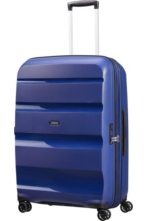 American Tourister Bon Air Dlx Spinner TSA Expandable 75cm  Bleu marine foncé