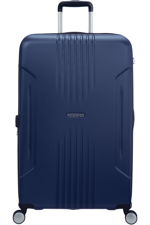 American Tourister Tracklite Spinner Expandable 78cm Dark Navy